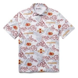 Reyn Spooner University Mens Size XL Iowa State Cyclones PUA Performance Polo